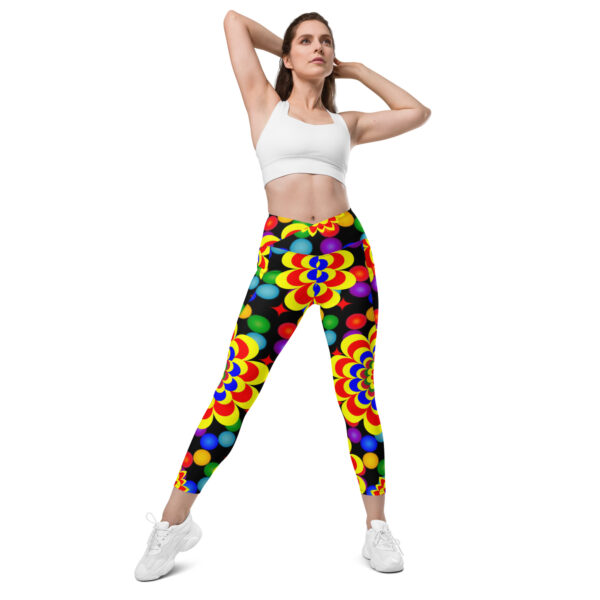 Crossover leggings with pockets - Image 10