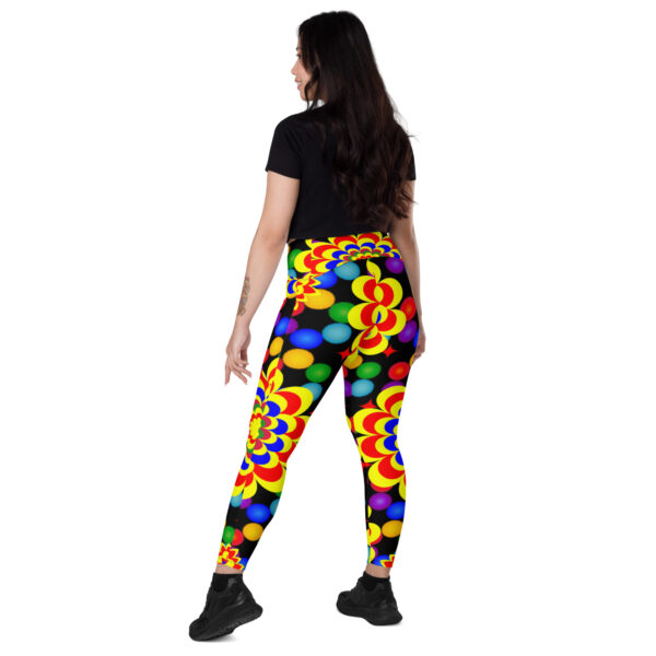 Crossover leggings with pockets - Image 3