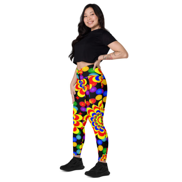 Crossover leggings with pockets - Image 2