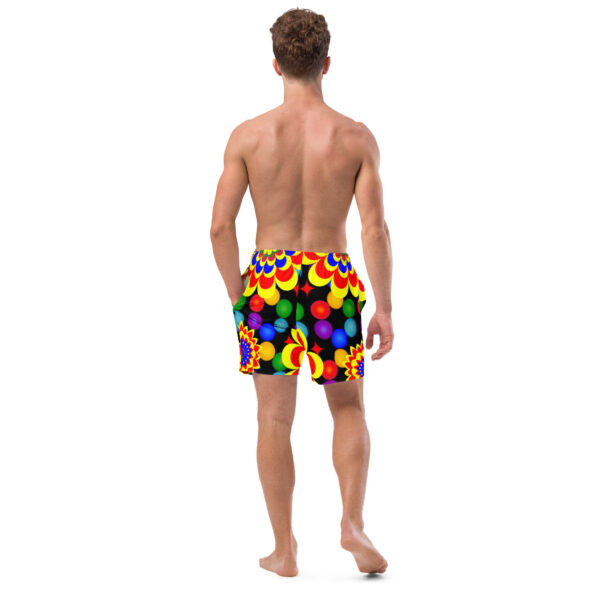 All-Over Print Recycled Swim Trunks - Image 9