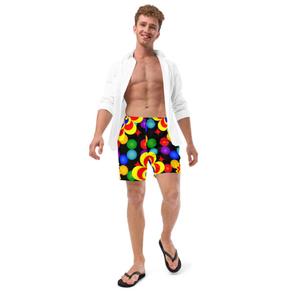 All-Over Print Recycled Swim Trunks - Image 6