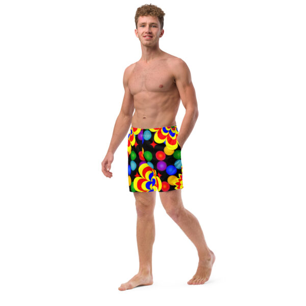 All-Over Print Recycled Swim Trunks - Image 8