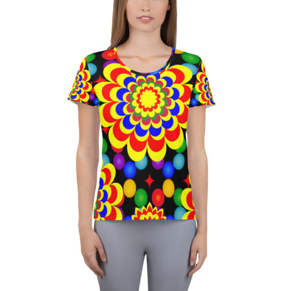 All-Over Print Women's Athletic T-shirt