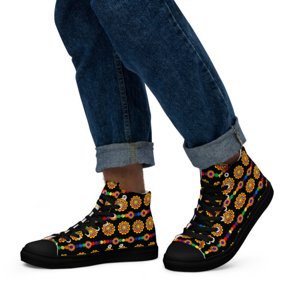 Men’s high top canvas shoes - Image 8
