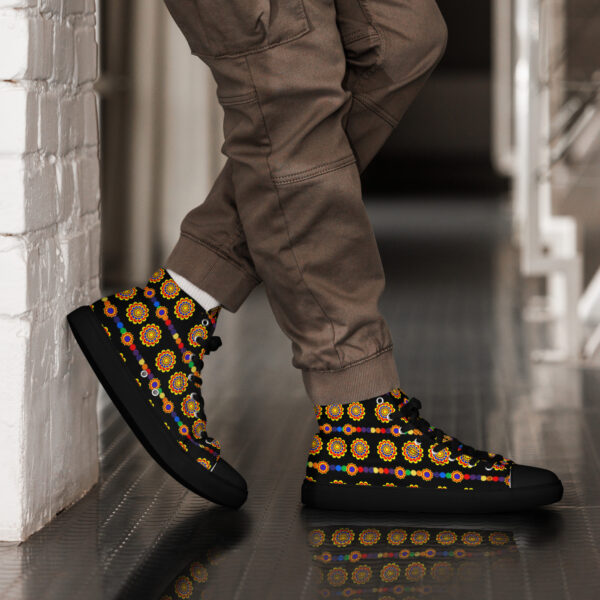 Men’s high top canvas shoes - Image 2