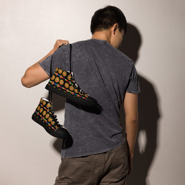 Men’s high top canvas shoes - Image 3