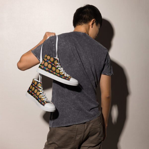 Men’s high top canvas shoes - Image 7