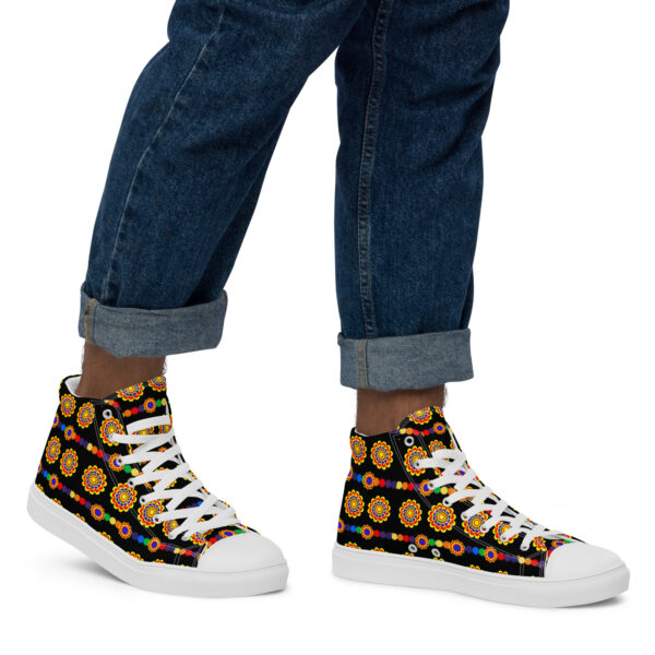 Men’s high top canvas shoes - Image 12