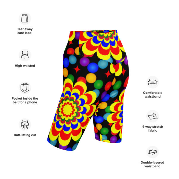 *Original Art Pattern Design on Biker Shorts* - Image 6