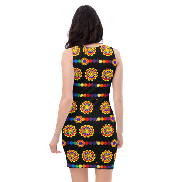 Unleash Your Style with Original Art Pattern Bodycon Dress - Image 2