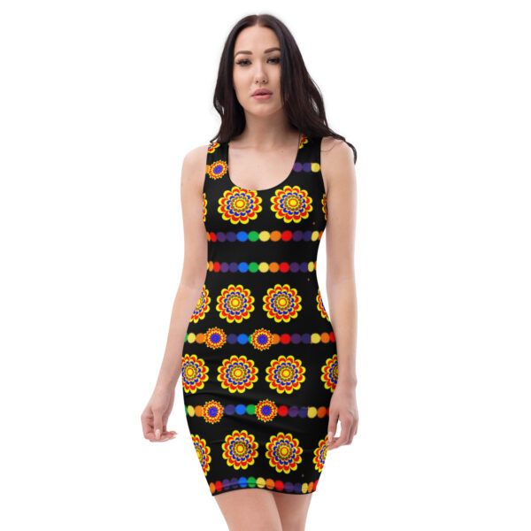 Unleash Your Style with Original Art Pattern Bodycon Dress
