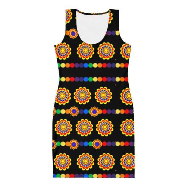 *Original Art Pattern Design on Bodycon Dress*