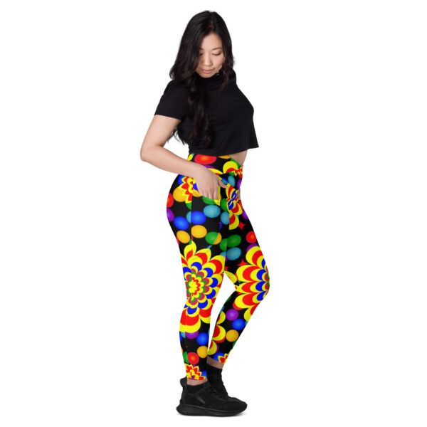 Crossover leggings with pockets - Image 7