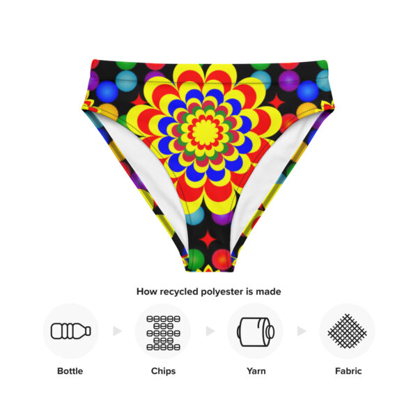 Recycled high-waisted bikini bottom - Image 9