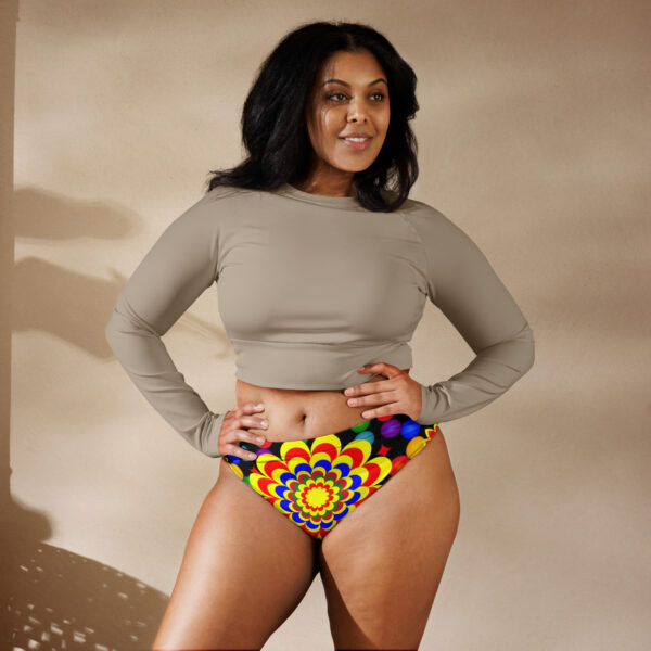 Recycled high-waisted bikini bottom - Image 2