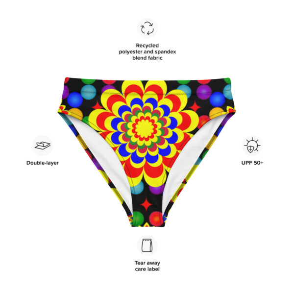 Recycled high-waisted bikini bottom - Image 10