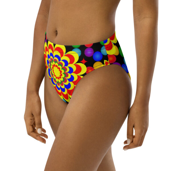 Recycled high-waisted bikini bottom - Image 5