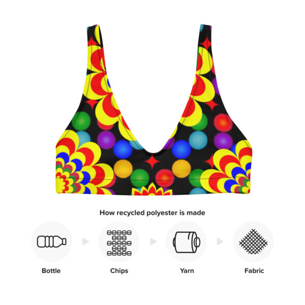 Recycled padded bikini top - Image 9