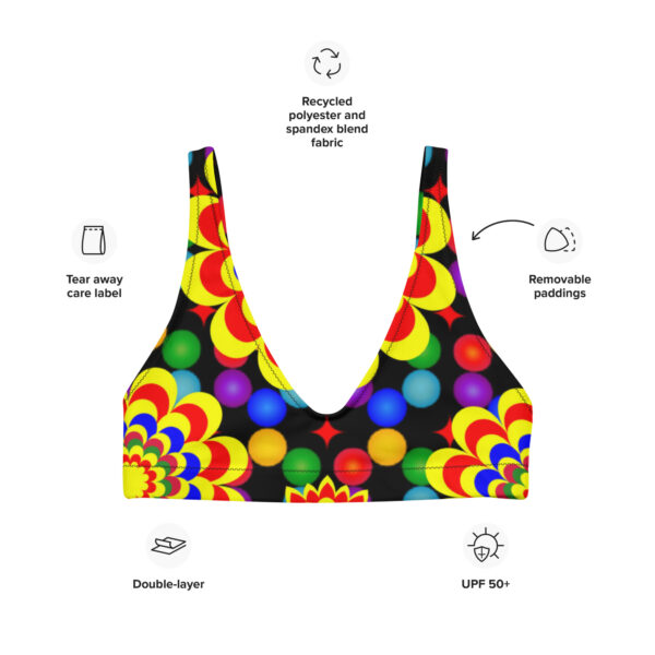 Recycled padded bikini top - Image 8
