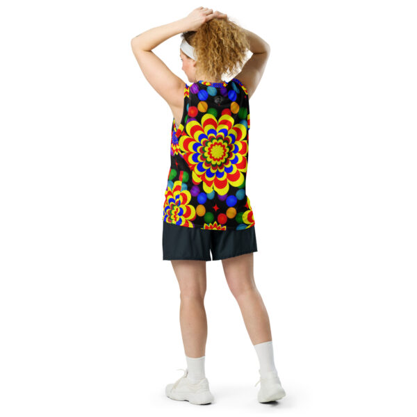 Recycled unisex basketball jersey - Image 4