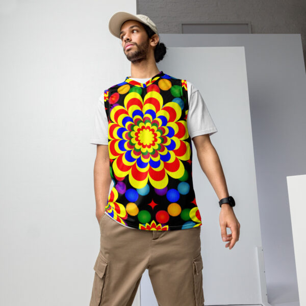 Recycled unisex basketball jersey