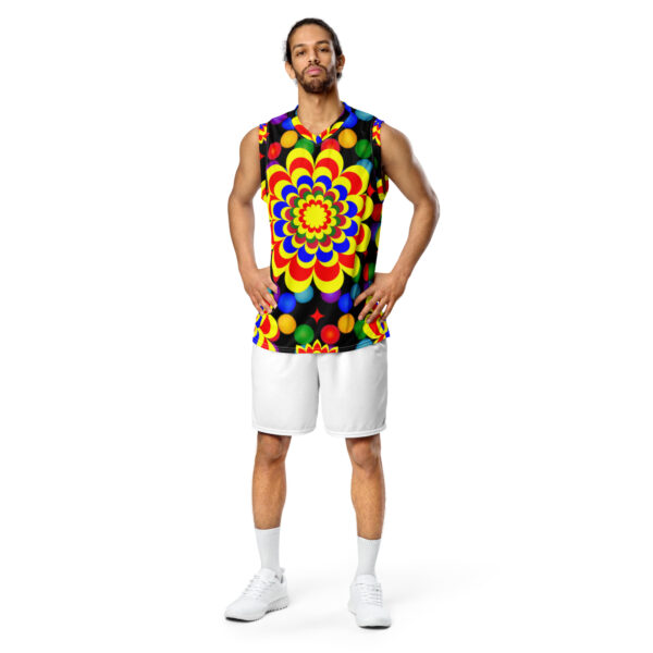 Recycled unisex basketball jersey - Image 5