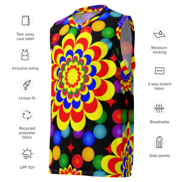 Recycled unisex basketball jersey - Image 6