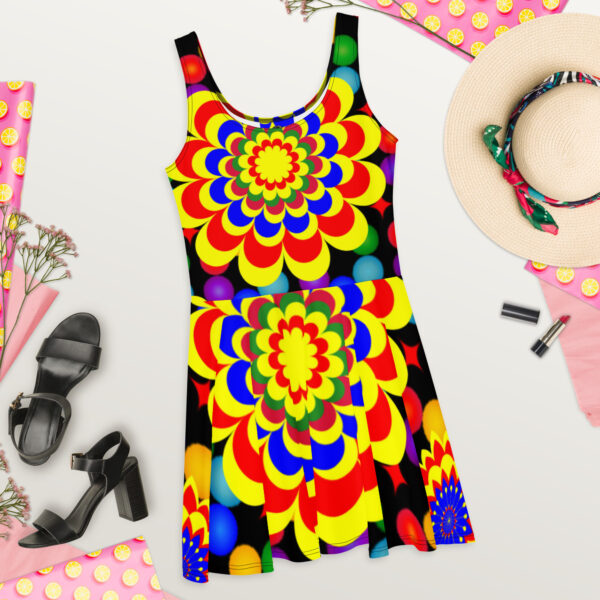 *Original Art Pattern Design on Skater Dress* - Image 8