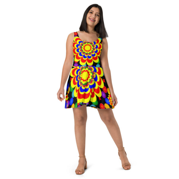 *Original Art Pattern Design on Skater Dress* - Image 3