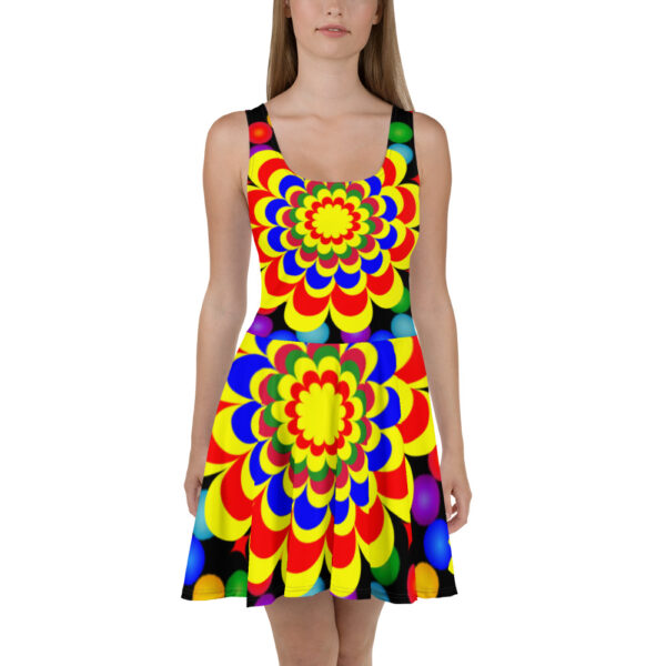 *Original Art Pattern Design on Skater Dress* - Image 9