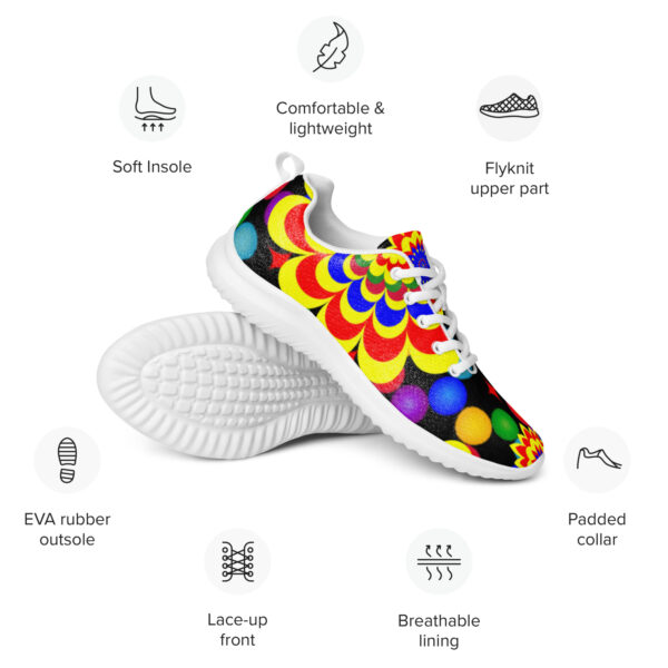 *Original Art Pattern Design on Women's Athletic Shoes* - Image 10
