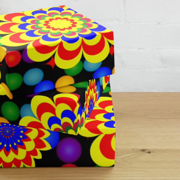*Original Art Pattern Design on Wrapping Paper Sheets*