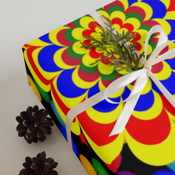*Original Art Pattern Design on Wrapping Paper Sheets* - Image 2