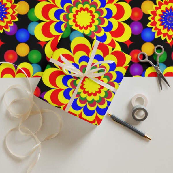 *Original Art Pattern Design on Wrapping Paper Sheets* - Image 4