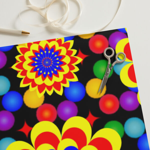 *Original Art Pattern Design on Wrapping Paper Sheets* - Image 5