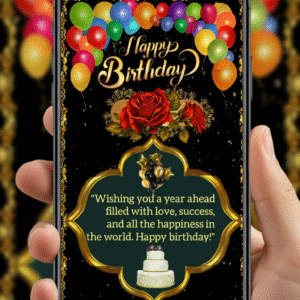 Original design birthday ecard