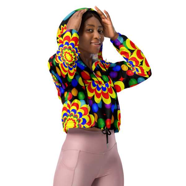 Women’s cropped windbreaker - Image 3