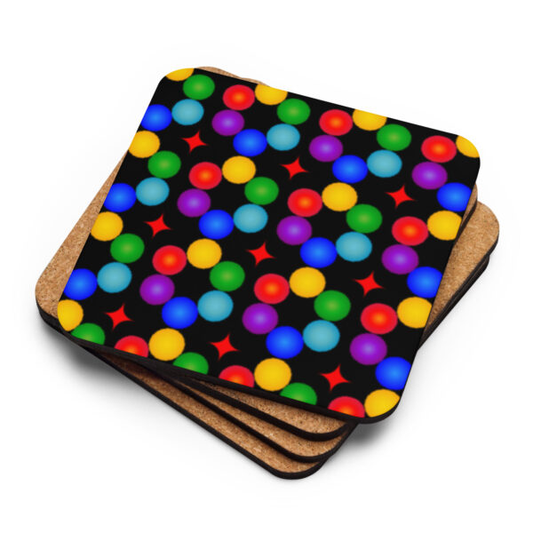 Cork-back coaster