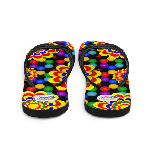 👣 Original Art Pattern Design Flip Flops for Men and Women 👣 - Image 7