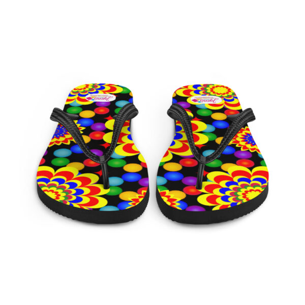 👣 Original Art Pattern Design Flip Flops for Men and Women 👣 - Image 6