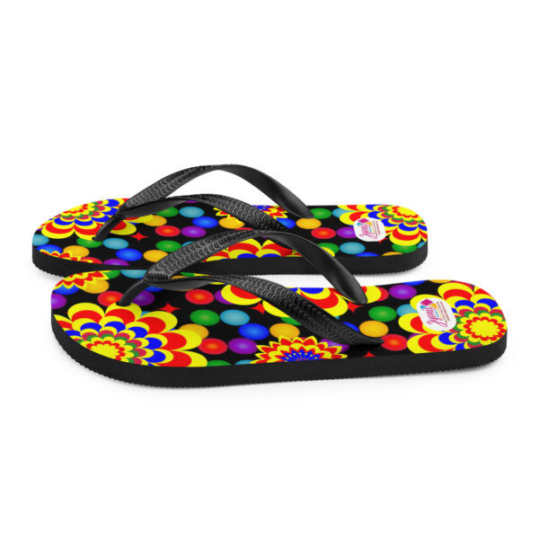 👣 Original Art Pattern Design Flip Flops for Men and Women 👣 - Image 5