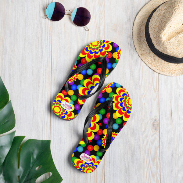 👣 Original Art Pattern Design Flip Flops for Men and Women 👣